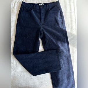 LOFT Women's Navy Corduroy Pants
